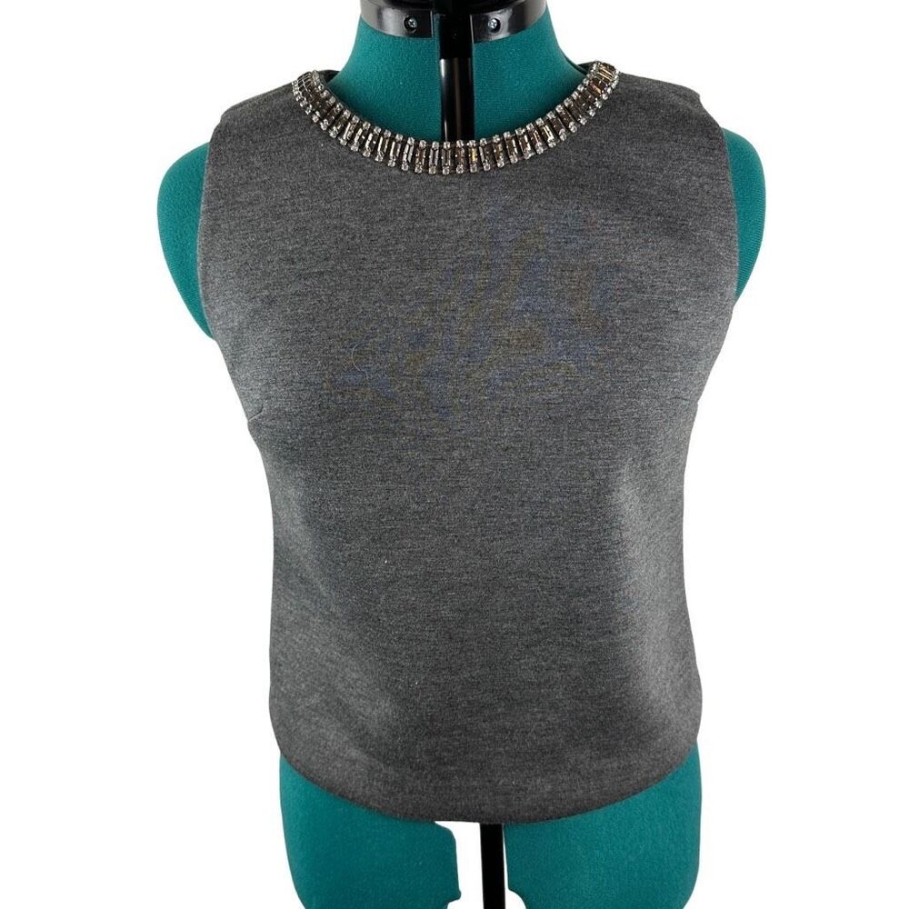 NWT Cynthia Rowley crystal neck top - size S